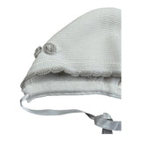 Marlu' Cappello Tinta Unita con Ricami per Neonata EC21CU PANNA MARLU' 