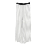 Liu Jo Pantalone Tinta Unita con Fantasia A Righe per Bambina GA5071XXX BIANCO LIU JO 