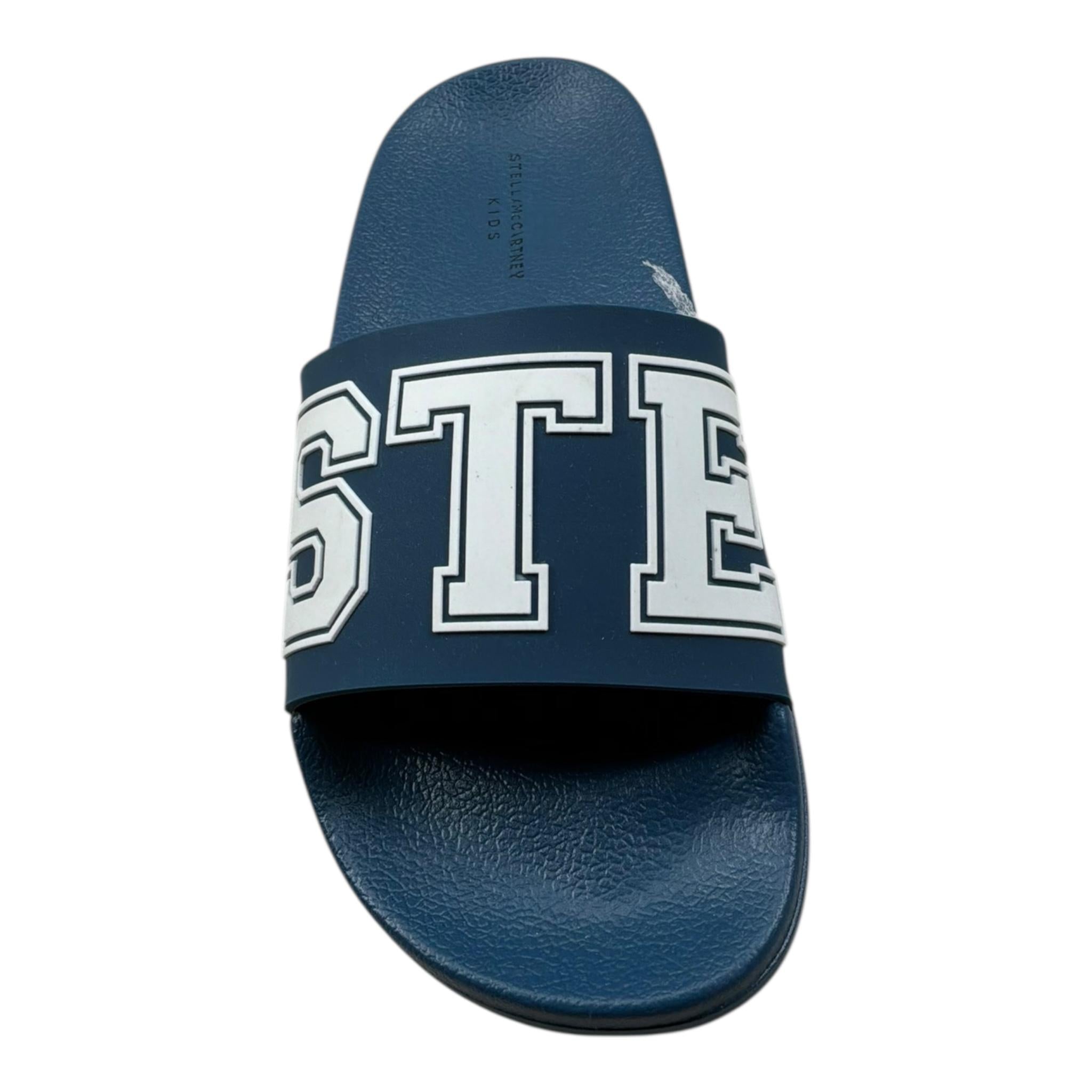 Stella Mccartney Ciabatta Tinta Unita con Stampa per Bambino TW0Q26 BLU STELLA McCARTNEY 