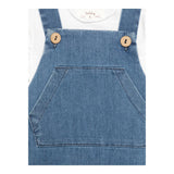 Teddy E Minou Completo 2 Pezzi T-Shirt-Salopette per Neonato E25CP064J0003 BLU TEDDY E MINOU 