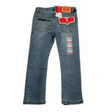 Levi'S Jeans Tinta Unita con Girovita Regolabile per Bambino 8E2008 BLU LEVI'S 