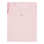 Guess T-Shirt Tinta Unita con Tulle per Bambina K5RI22K6YW4XJ ROSA GUESS 