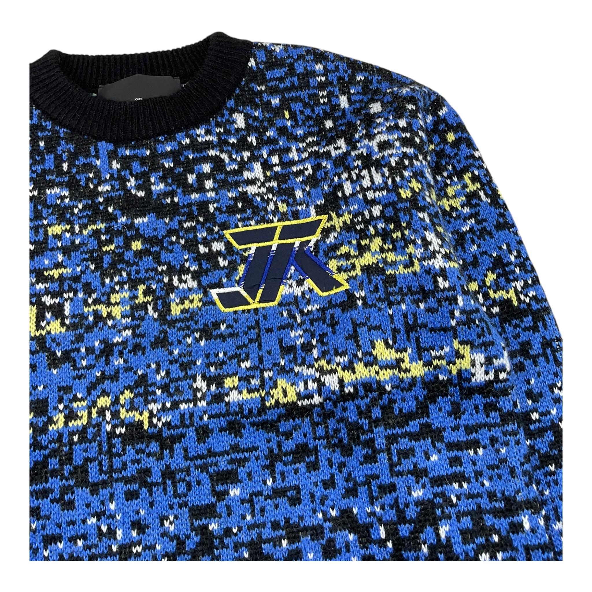 JOHN RICHMOND maglia girocollo stampa fantasia Blu per Bambino RBA25186MA BLU JOHN RICHMOND 