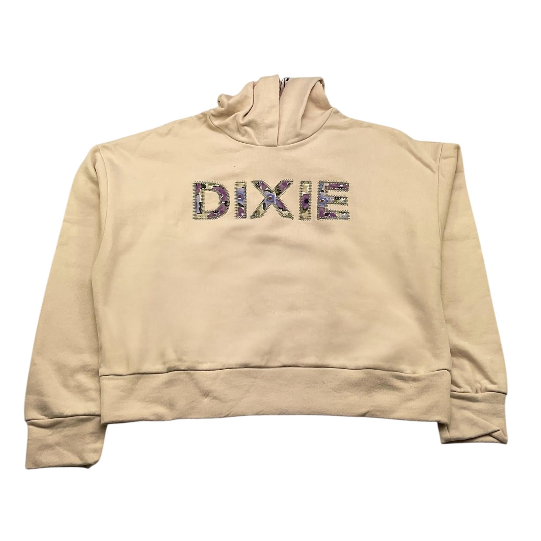 DIXIE felpa chiusa cn cappuccio tinta unita Panna per Bambina LM06040G67 PANNA DIXIE 