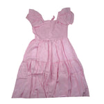 Kaos Abito Tinta Unita per Bambina KS123 ROSA KAOS 