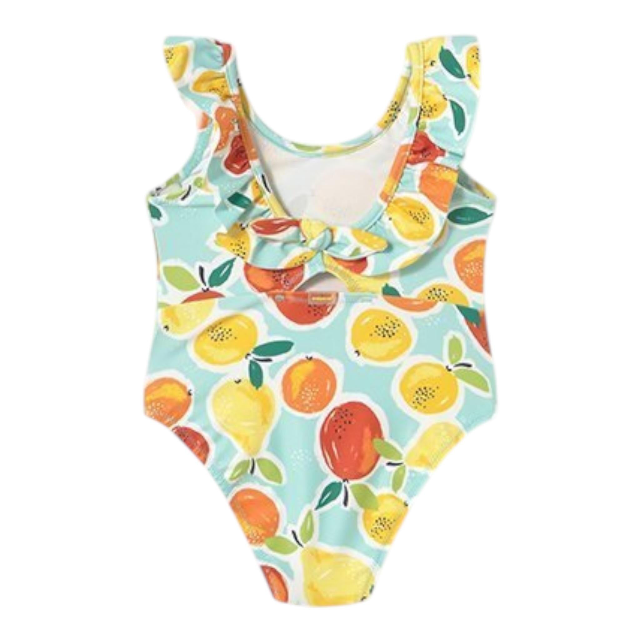 Mayoral Costume Intero Tinta Unita con Stampa per Neonata 1742X AZZURRO MAYORAL 