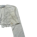 Le Coconne Coprispalle Tinta Unita con Ricami per Neonata LCN0985 PANNA LE COCONNE 