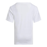 Calvin Klein T-Shirt Girocollo Tinta Unita con Stampa per Bambino IB0IB02456X BIANCO CALVIN KLEIN 