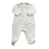 LALALU' tutina tinta unita in ciniglia Bianco per Neonata TCL6N BIANCO LALALU' 