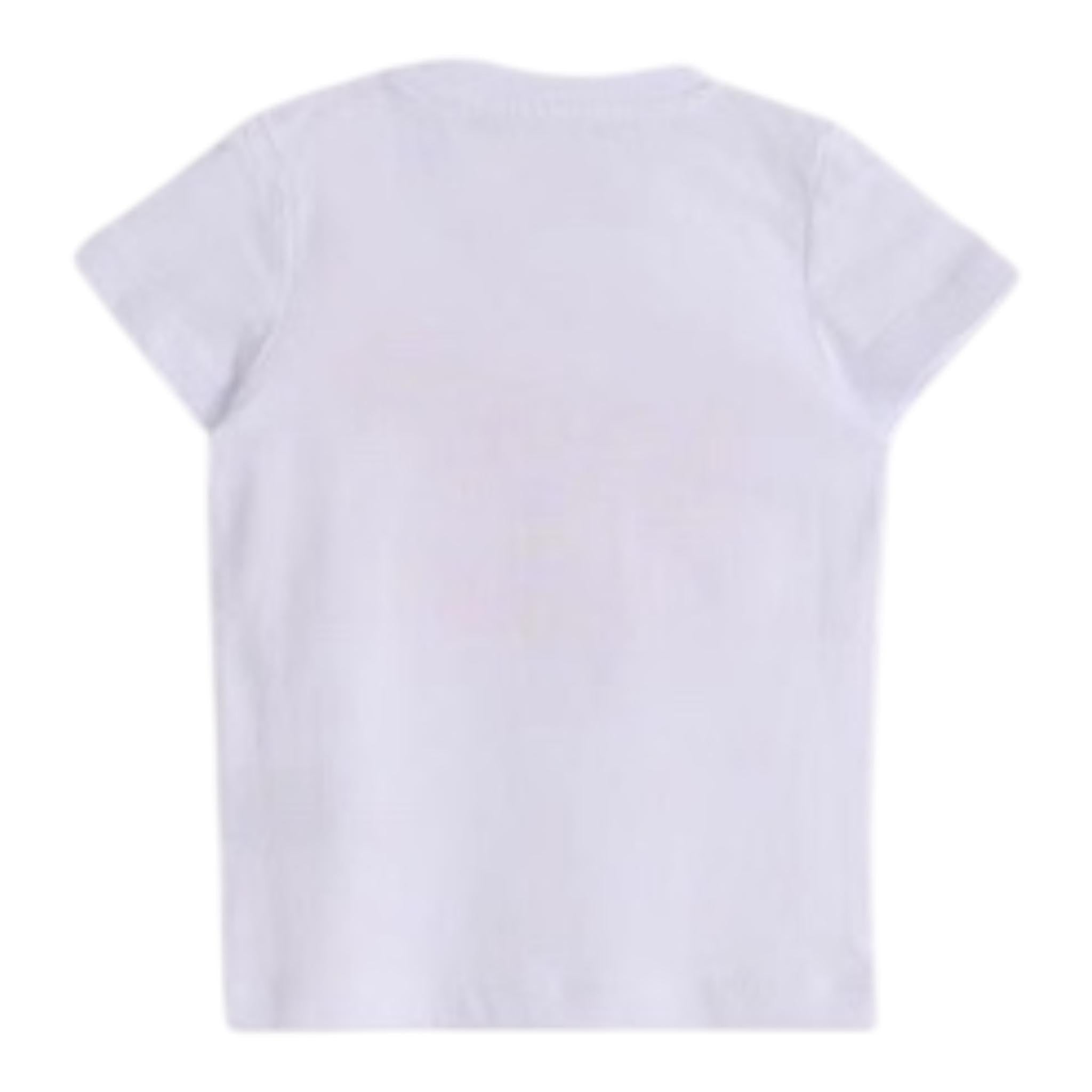 Iceberg T-Shirt Girocollo Tinta Unita con Stampa per Bambina TSICE5163BJ BIANCO ICEBERG 