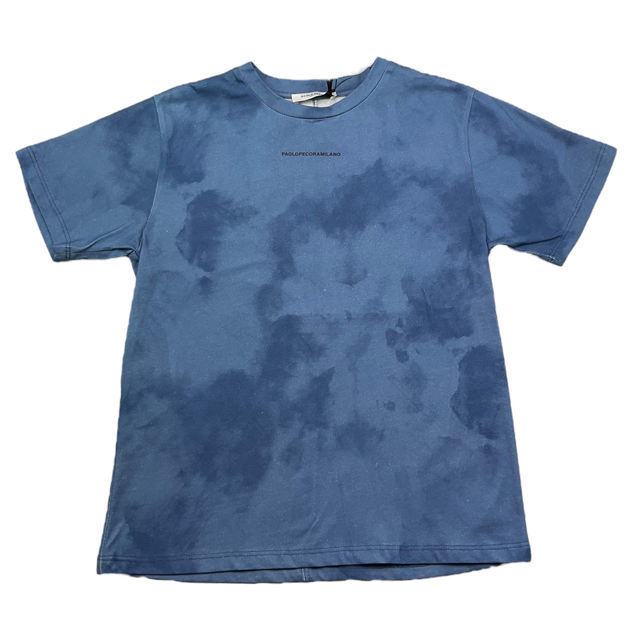 PAOLO PECORA t-shirt girocollo tinta unita Azzurro per Bambino PP4128 AZZURRO PAOLO PECORA 