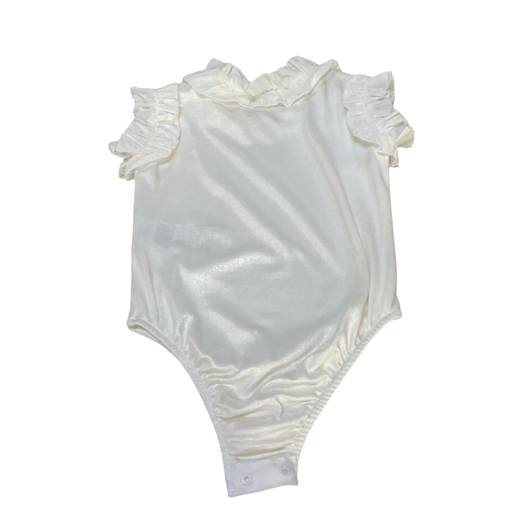 Fun & Fun Body Tinta Unita Giromanica per Neonata FNCBBD01057N BIANCO FUN & FUN 