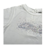 M+E' T-Shirt Girocollo tinta unita con Brillantini Panna per Bambina UE1817 PANNA M+E' 