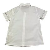 Little Bear Camicia Tinta Unita con Profili In Contrasto per Bambino 8211 BIANCO/BEIGE LITTLE BEAR 