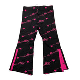 MARC ELLIS pantalone modello a zampa tinta unita logato Nero per Neonata JMNPT00182 NERO MARC ELLIS 