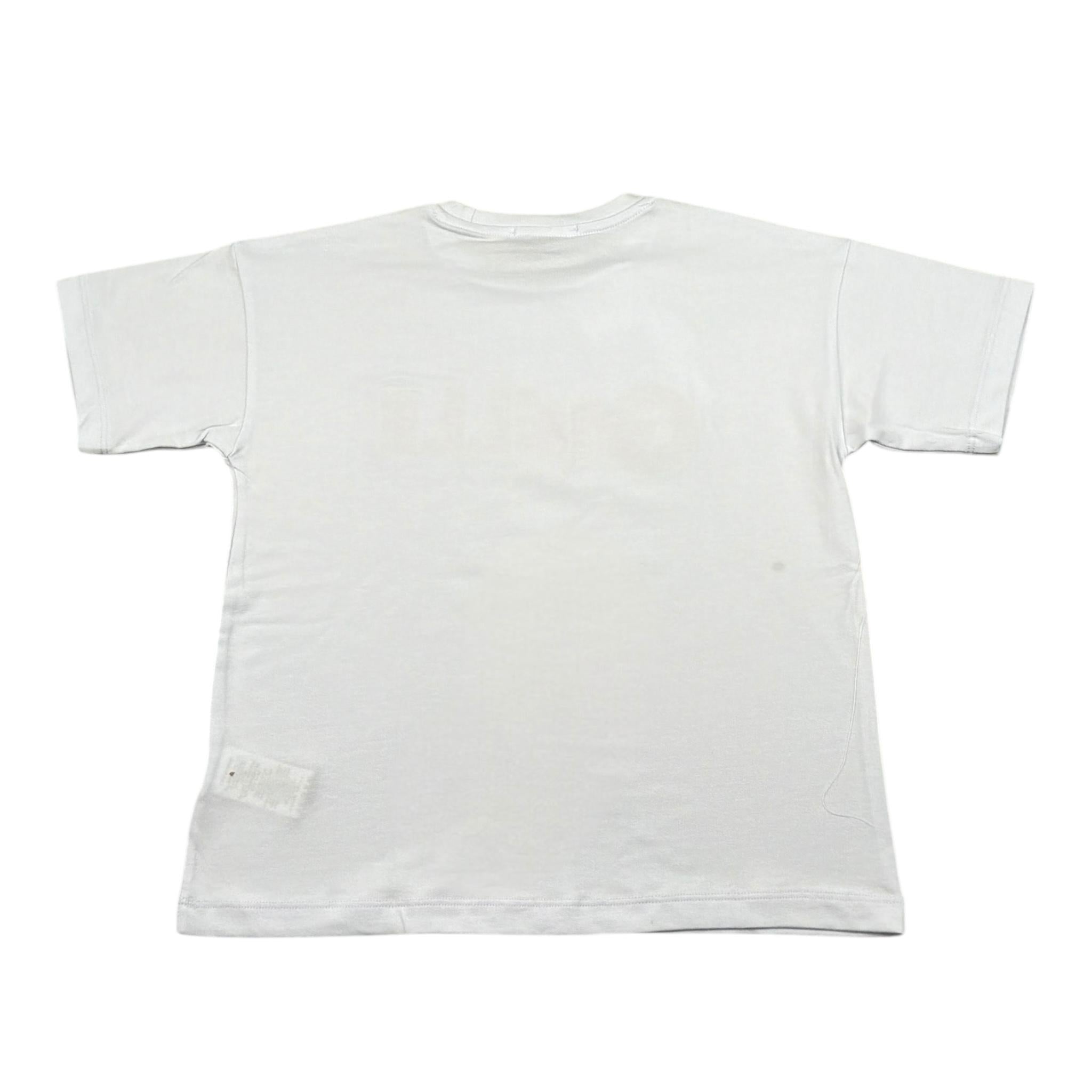 Gaelle T-Shirt Girocollo Tinta Unita con Stampa per Bambina 2746M00388 BIANCO GAELLE 