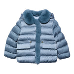 ABEL & LULA giubbino tinta unita con zip e cappuccio Azzurro per Neonata 5818XXX AZZURRO ABEL & LULA 