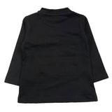 JOHN RICHMOND shirt girocollo tinta unita con stampa in contrasto Nero per Neonata RIA25089TS NERO JOHN RICHMOND 