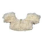 Fun & Fun Top Mezza Manica con Applicazioni Tulle per Bambina FNCBTP01046X AVORIO FUN & FUN 