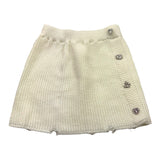 VICOLO gonna tinta unita in maglia con bottoni Panna per Bambina 3142GW00112 PANNA VICOLO 