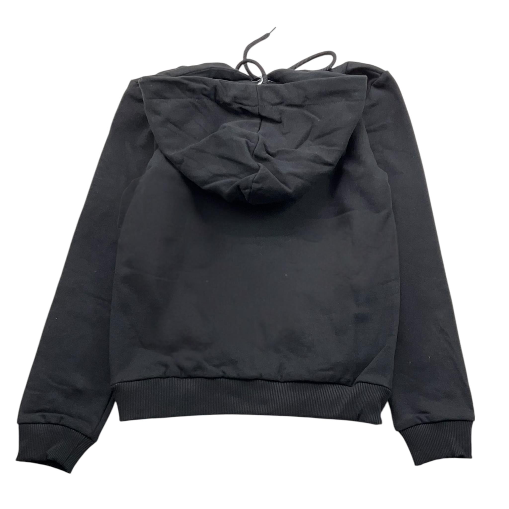 CFBS felpa tinta unita con cappuccio e stampa Nero per Bambino CSFE2006 NERO CFBS 