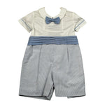 Baby A. Pagliaccetto Mezza Manica Bicolore per Neonato A2110 BIANCO/AZZURRO BABY A. 