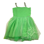 Liu Jo Abito Tinta Unita con Bretelle Catena per Bambina GA5120 VERDE LIU JO 