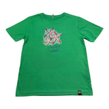 F**K T-Shirt Girocollo Tinta Unita con Stampa per Bambino FJ234105VE VERDE F**K 