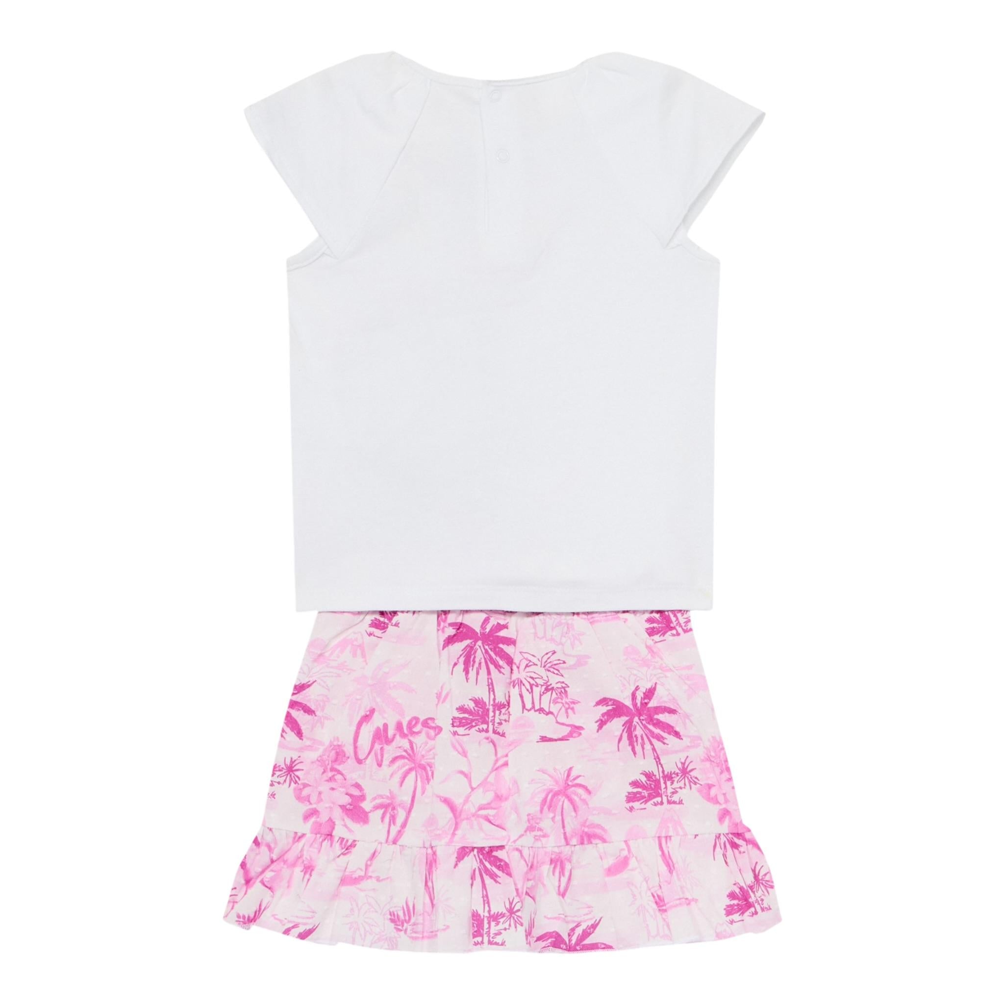 Guess Completo 2 Pezzi T-Shirt-Gonna per Neonata A5GG18K6YW4 BIANCO GUESS 