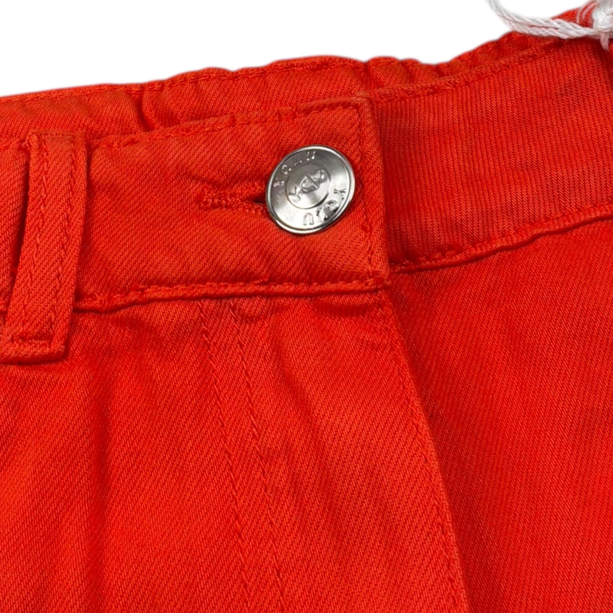 Y-Clu Short Inta Unita con Elastico In Vita per Bambina 17185 ARANCIONE Y-CLU 