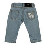 John Richmond Jeans Tinta Unita con Girovita Regolabile per Neonato RIP26024JE AZZURRO JOHN RICHMOND 