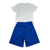 Refrigiwear Completo 2 Pezzi T-Shirt-Bermuda per Bambino 454DRMBS25 BIANCO/BLU REFRIGIWEAR 