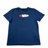 K-Way T-Shirt Girocollo Tinta Unita con Stampa per Bambino K1161XW BLU K-WAY 