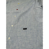Daniele Alessandrini Camicia tinta unita con Fantasia A Righe Azzurro per Bambino 1235C1198 AZZURRO DANIELE ALESSANDRINI 