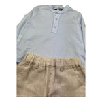 I Delfi Completo 2 Pezzi Camicia-Pantalone per Neonato 25P5247 AZZURRO I DELFI 