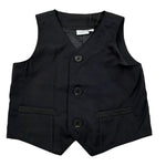 Name.It Gilet tinta unita Nero per Bambino 13132878N NERO NAME.IT 