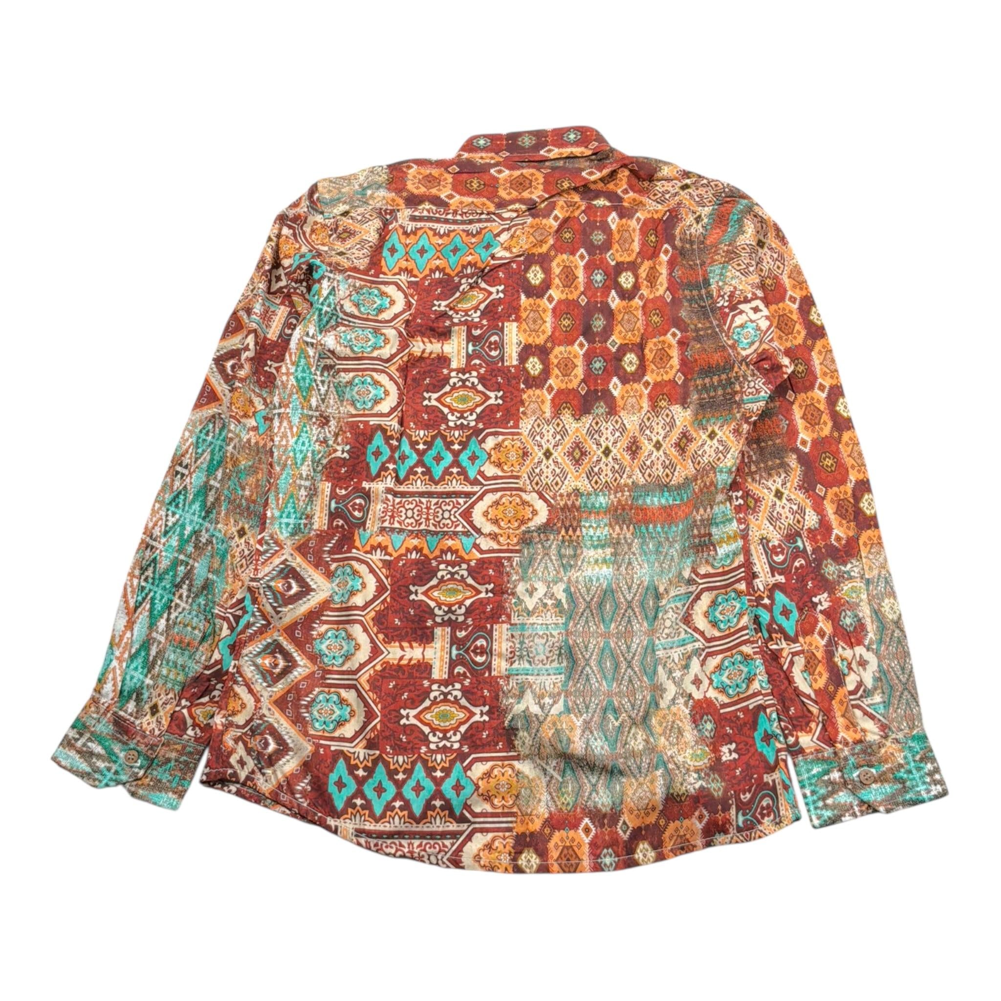 Over-D Camicia Tinta Unita con Fantasia per Bambino OK1074SCM MARRONE OVER-D 