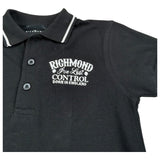John Richmond Polo Mezza Manica Tinta Unita con Logo per Bambino RBP26106PO NERO JOHN RICHMOND 