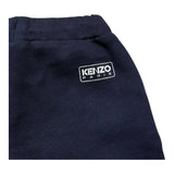Kenzo Bermuda Felpa Tinta Unita con Logo per Neonato K60969N BLU KENZO 