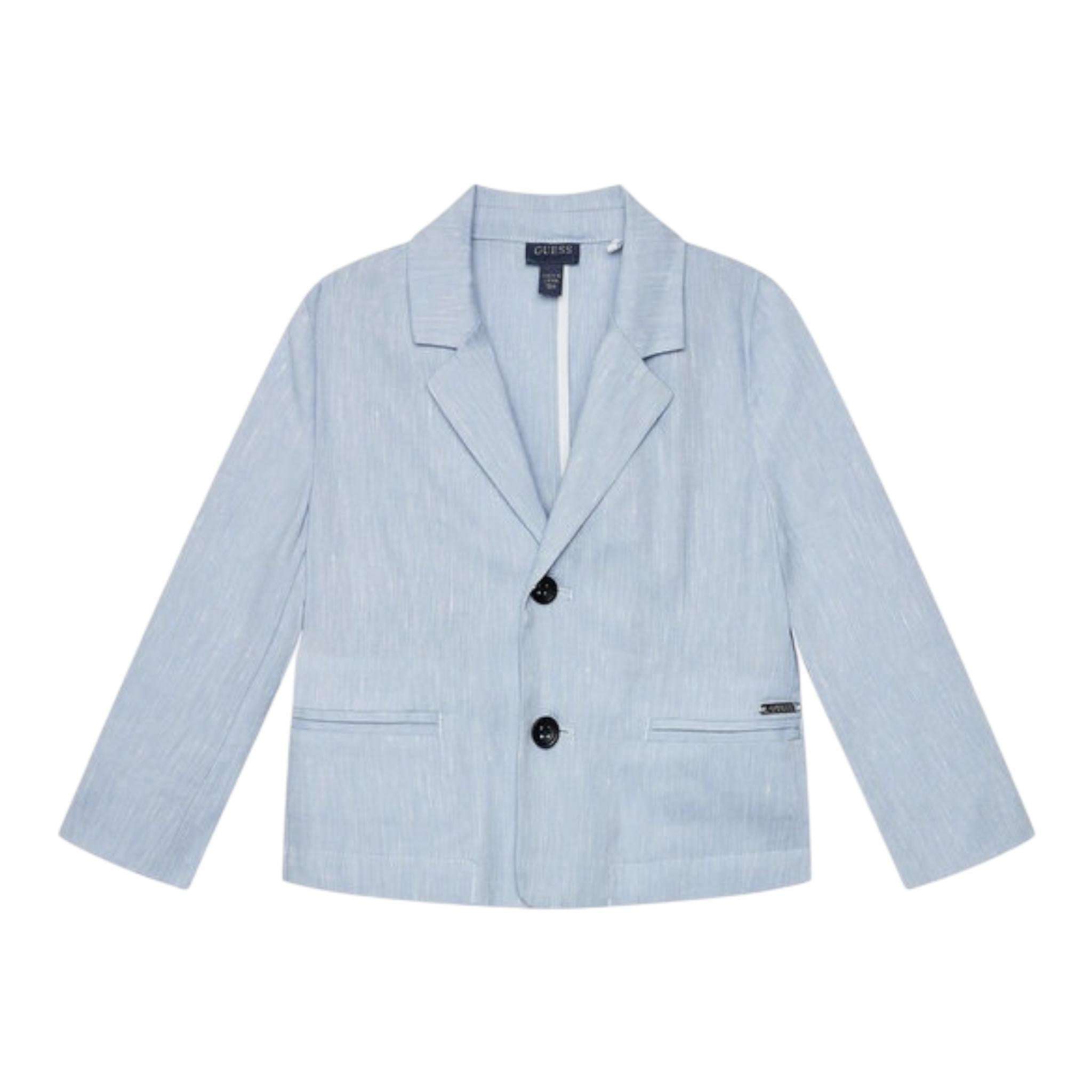 Guess Completo 2 Pezzi Giacca-Pantalone per Neonato I4RG26WFZ90N AZZURRO GUESS 