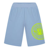 Balmain Completo 2 Pezzi Felpa Smanicata-Bermuda Tinta Unita per Bambino BU3Q80 AZZURRO BALMAIN 