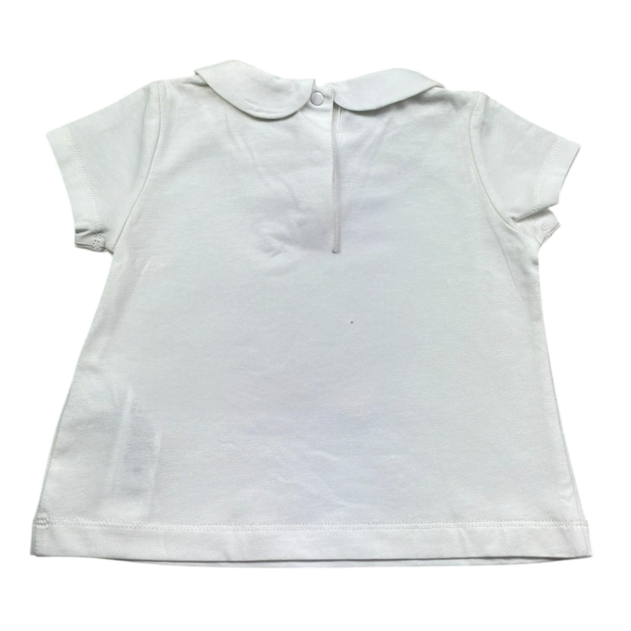 Liu Jo T-Shirt Girocollo Tinta Unita con Stampa per Neonata HA5065 BIANCO LIU JO 