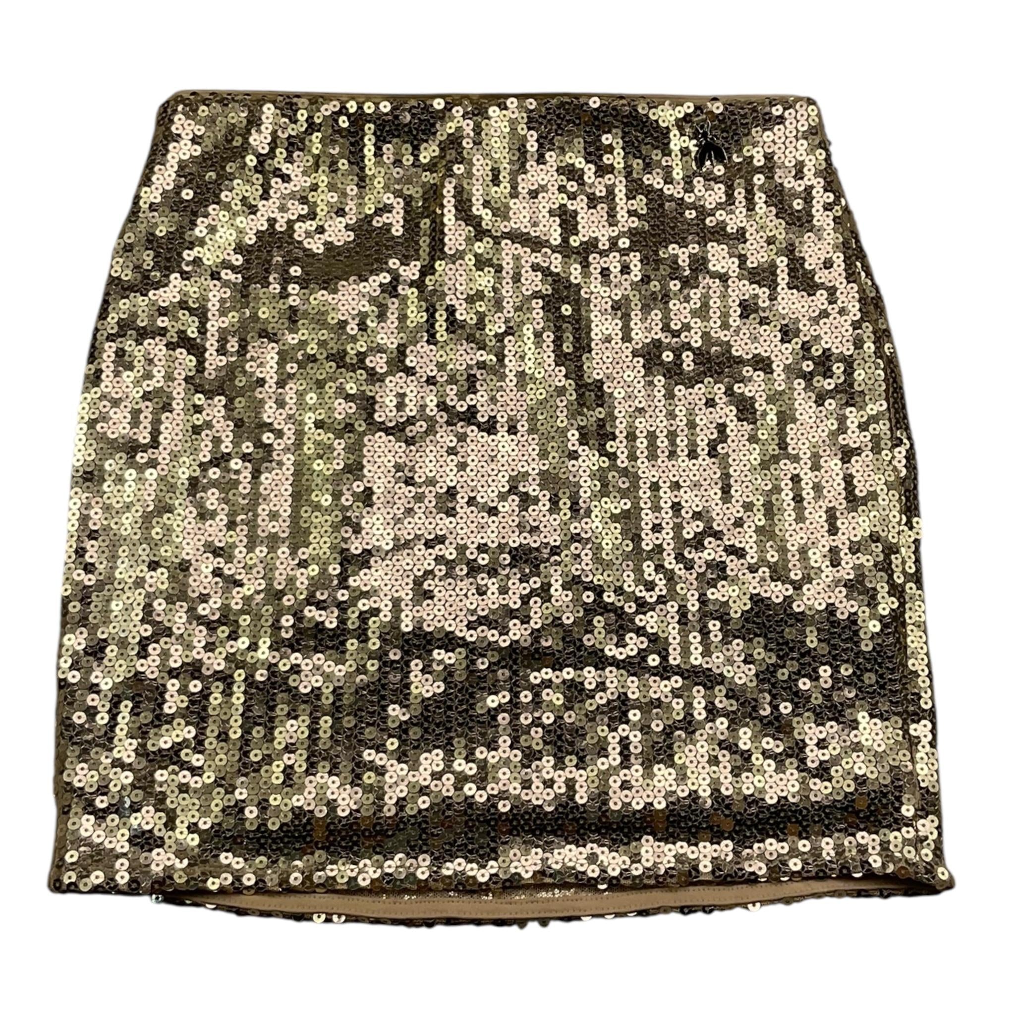 PATRIZIA PEPE gonna tinta unita paillettata Oro per Bambina 7G0122X ORO PATRIZIA PEPE 