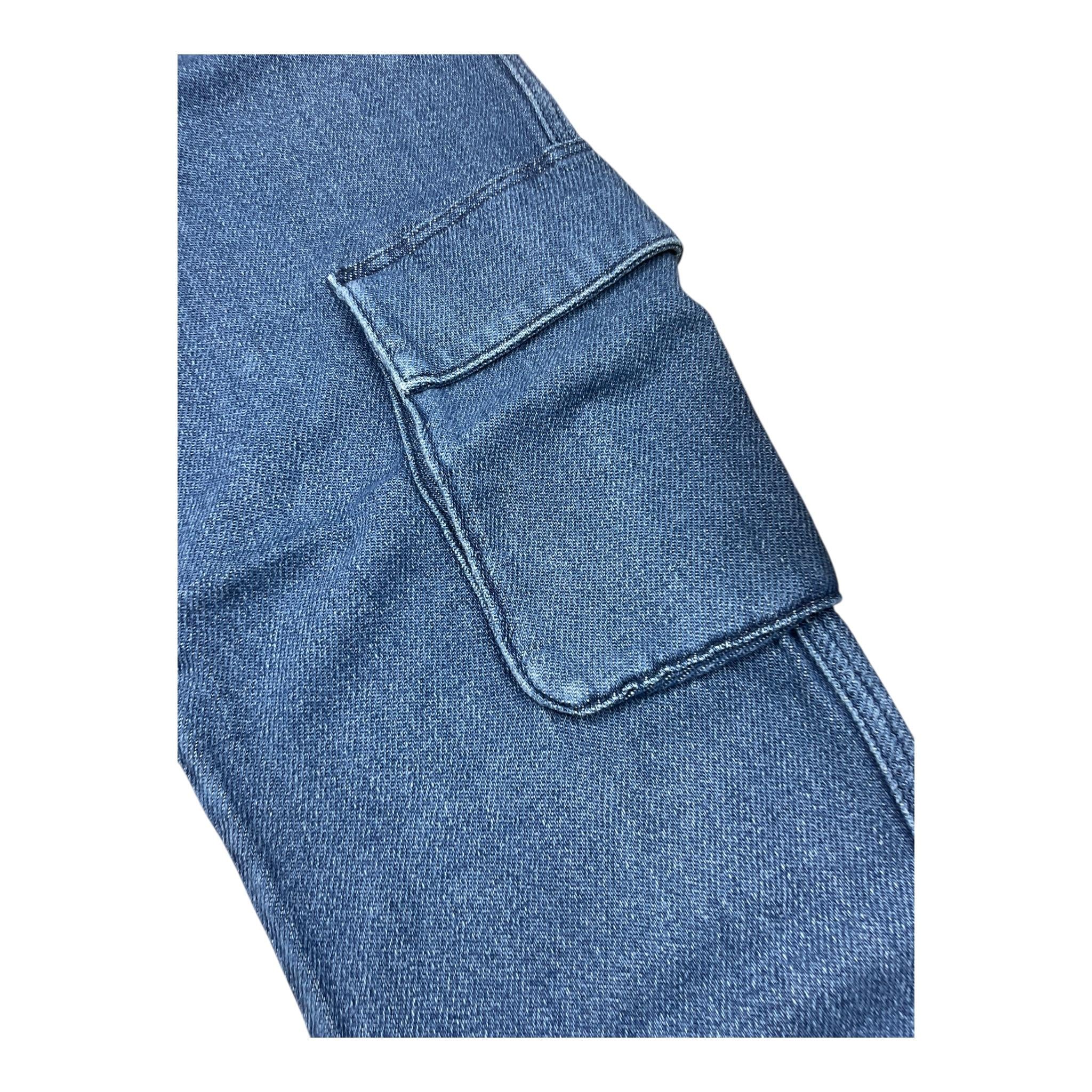 EMPORIO ARMANI jeans tinta unita con elastico in vita Blu per Bambino 6D4J90 BLU EMPORIO ARMANI 