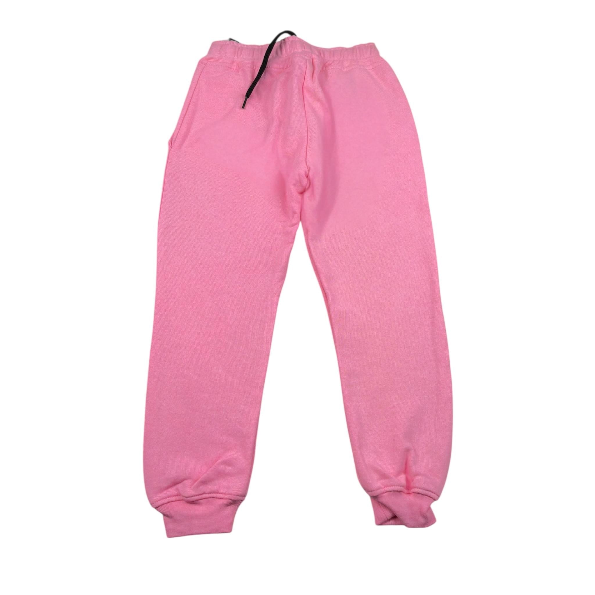 Mousse Pantalone Tinta Unita Modello Tuta per Bambina UNILEOPINK ROSA MOUSSE 