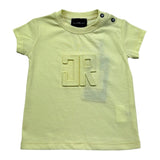 John Richmond T-Shirt Girocollo Tinta Unita con Logo per Neonato RIP26008TS GIALLO JOHN RICHMOND 