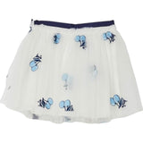 Liu Jo Gonna Tinta Unita In Tulle con Ricami per Bambina KA5043 BIANCO LIU JO 