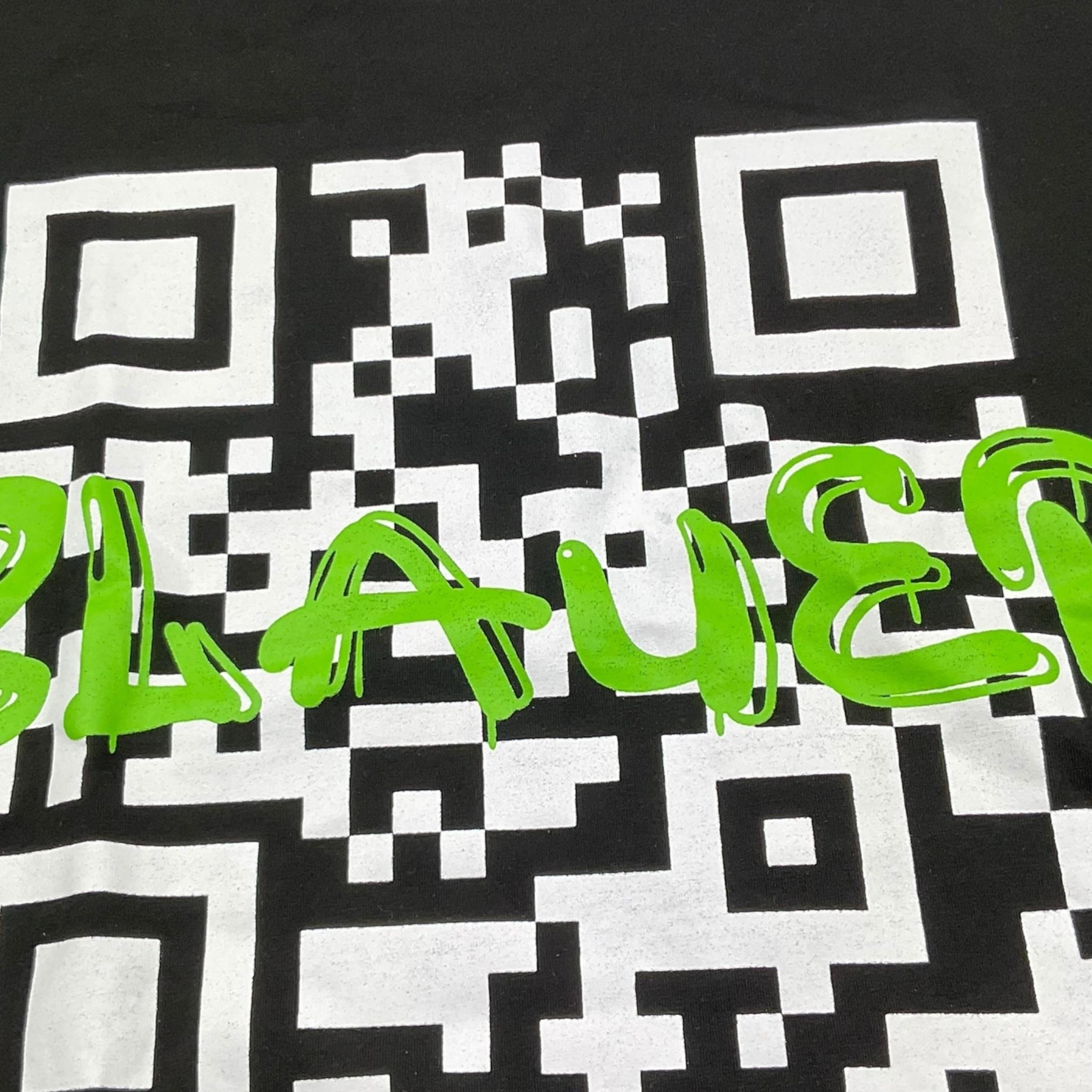 Blauer T-Shirt Tinta Unita Girocollo con Stampa per Bambino 25SBLKH02566 NERO BLAUER 