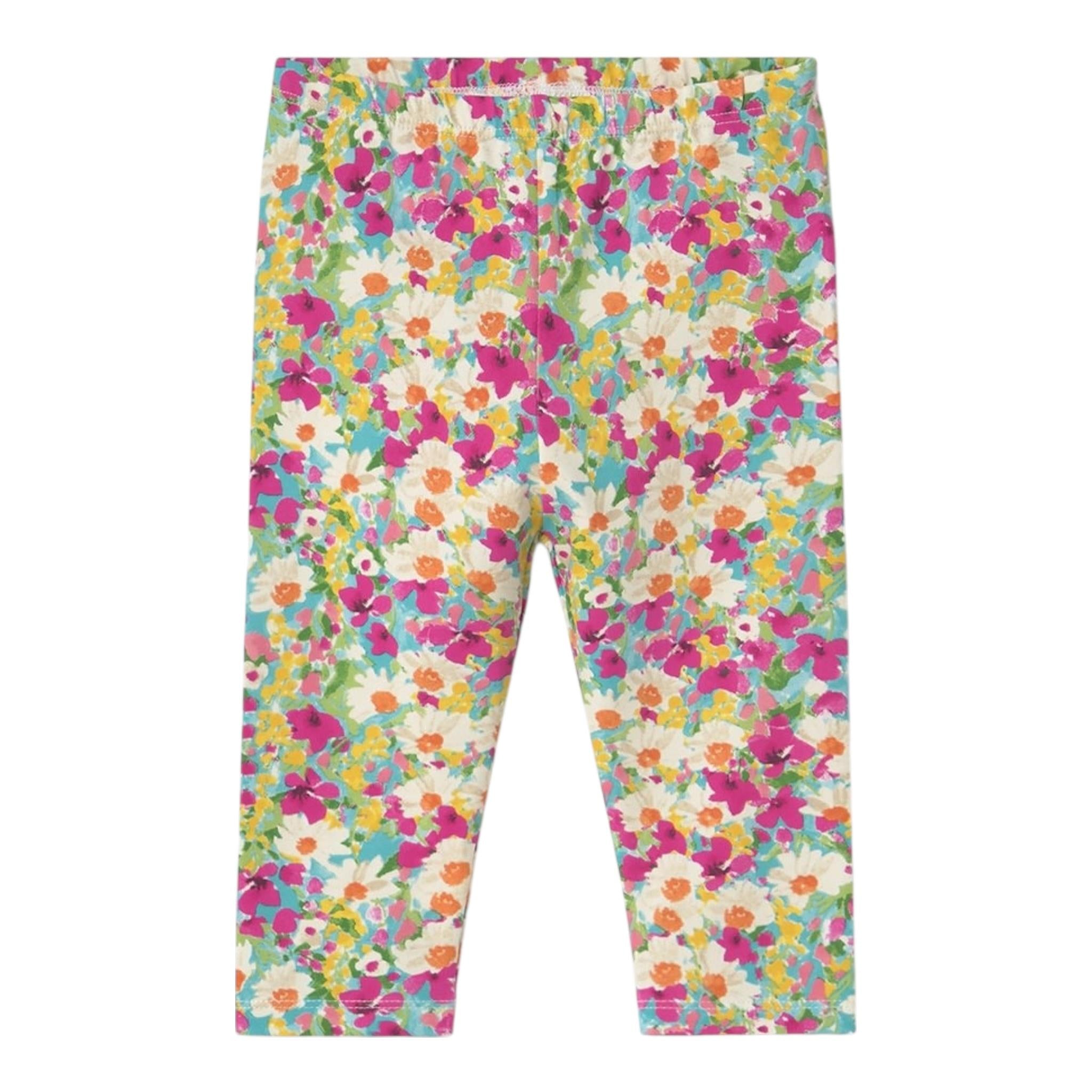 Mayoral Leggins Tinta Unita Fntasia Floreale per Neonata 1733 AZZURRO MAYORAL 