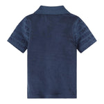 Timberland Polo Mezza Manica Tinta Unita Logata per Bambino T60063 BLU TIMBERLAND 